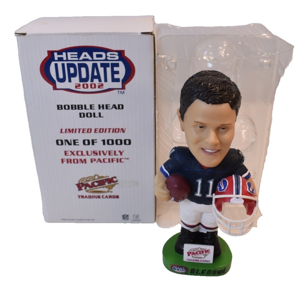 Pacific Trading Cards 2002 Drew Bledsoe Buffalo Bills Bobblehead 1/1000